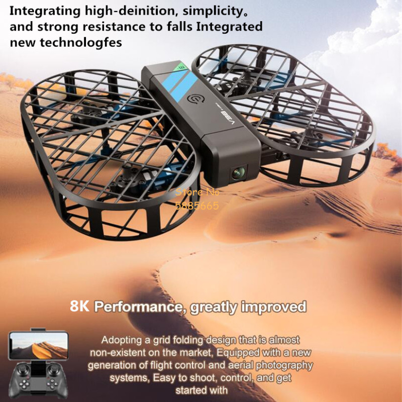 Rc Helicopter Case - Cámara HD 8K 360 ° Protección