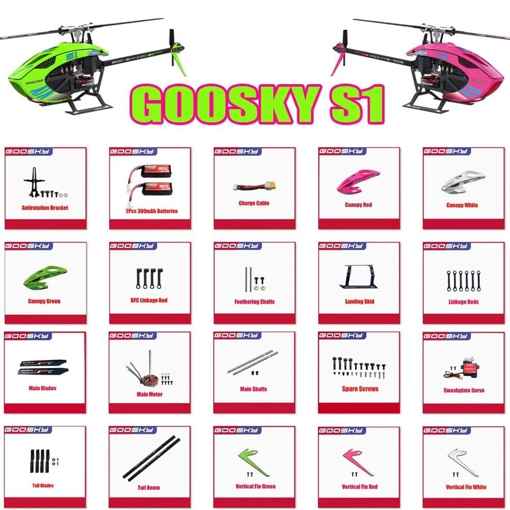 Rc Helicopter Bag - Goosky S1 Helicóptero RC Eléctrico, Accesorios