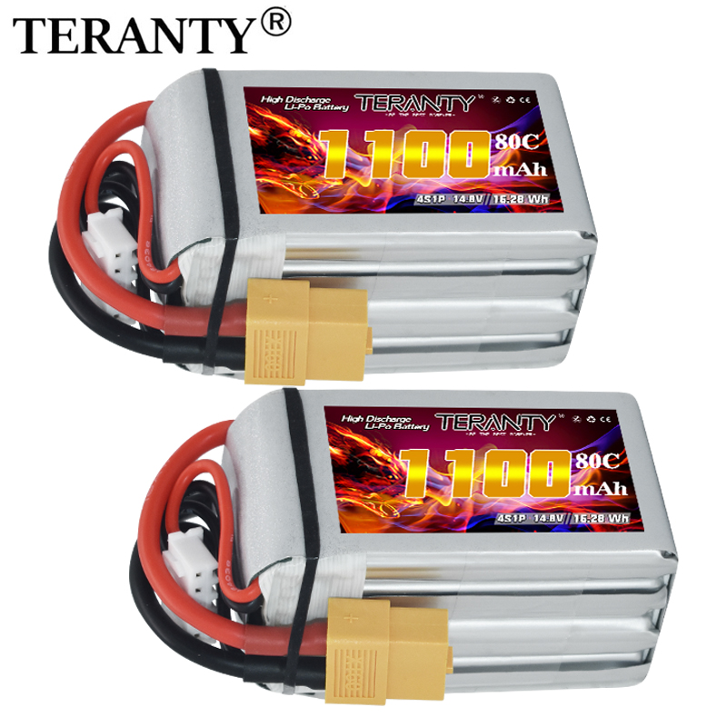 Rc Helicopter Parts - Batería Lipo TERANTY 4S 1100mAh 80C/160C