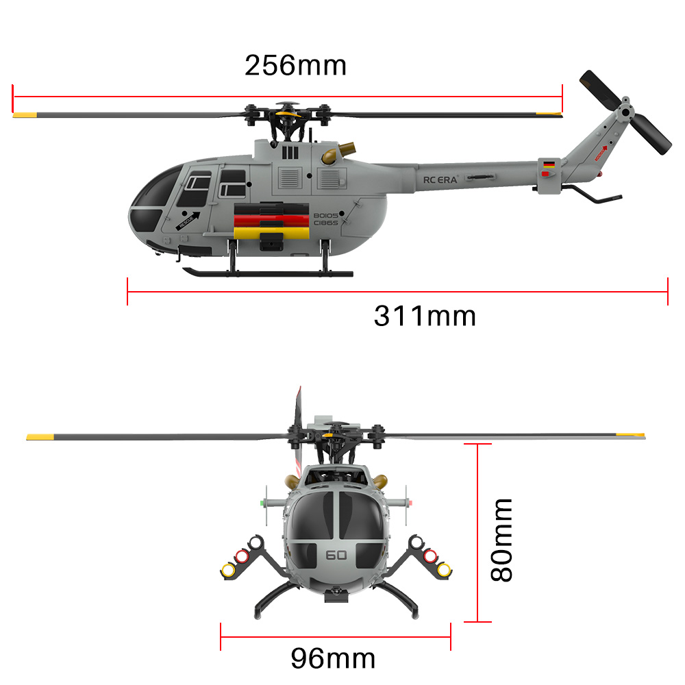 Helicóptero RC ERA C186S BO105 - Rc Helicopter Gyro reseña y precio