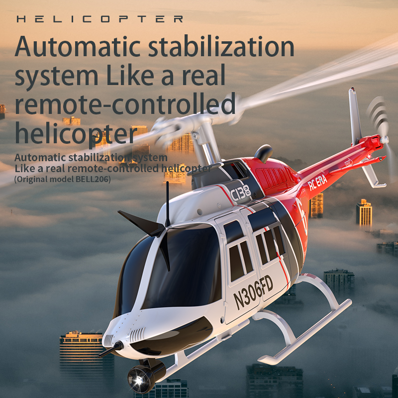 RC ERA C138 1:33 Bell 206 RC h - Rc Helicopter Gyro reseña y precio